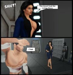 3d batman batman_(series) bruce_wayne comic dc dc_comics diana_prince justice_league male/female page_5 pof3445 sims4 straight the_sims_4 wonder_woman wonder_woman_(series)