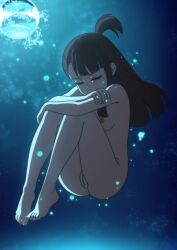 akko_kagari completely_nude feet legs little_witch_academia nipples pussy tagme tanquito underwater