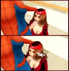 1boy 1girls ass athletic athletic_female athletic_male avengers big_ass big_breasts blowjob bottom_heavy breasts bust busty censored chest comic curvy digital_media_(artwork) fellatio female female_focus fit fit_female fit_male hero heroine hips hourglass_figure huge_ass huge_breasts human large_ass large_breasts legs light-skinned_female light-skinned_male light_skin lips male male/female marvel marvel_comics mature mature_female milf mother mutant_(marvel) oral oral_sex outercourse peter_parker pof3445 scarlet_witch slim_waist sorceress spider-man spider-man_(series) story straight superhero superheroine thick thick_hips thick_legs thick_thighs thighs top_heavy voluptuous waist wanda_maximoff wide_hips witch x-men