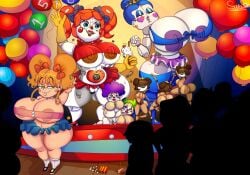 8girls aged_up baby_(fnafsl) ballora ballora_(fnafsl) barely_clothed bidybab big_ass big_breasts bikini boob_window casual casual_nudity circus_baby circus_baby_(fnaf) clothed covered_pussy elizabeth_afton female female_only five_nights_at_freddy's five_nights_at_freddy's:_sister_location huge_ass huge_breasts inner_sideboob minireena multiple_girls nippleless nipples_visible_through_clothing no_bra no_underwear public public_nudity revealing_clothes robot robot_girl shortstack sideass sideboob sling_bikini swhotdog teasing underass underboob useless_clothing