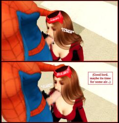 1boy 1girls ass athletic athletic_female athletic_male avengers big_ass big_breasts blowjob bottom_heavy breasts bust busty censored chest comic curvy digital_media_(artwork) fellatio female female_focus fit fit_female fit_male hero heroine hips hourglass_figure huge_ass huge_breasts human large_ass large_breasts legs light-skinned_female light-skinned_male light_skin lips male male/female marvel marvel_comics mature mature_female milf mother mutant_(marvel) oral oral_sex outercourse peter_parker pof3445 scarlet_witch slim_waist sorceress spider-man spider-man_(series) story straight superhero superheroine thick thick_hips thick_legs thick_thighs thighs top_heavy voluptuous waist wanda_maximoff wide_hips witch x-men