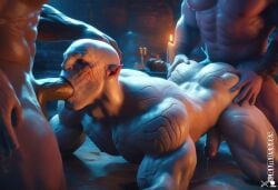 ai_generated aimuscles anal anal_sex ass ass_focus ass_grab ass_up azog_the_defiler balls belly_button blowjob breasts cum cumshot faceless_male forced forced_anal forced_oral gay gay_anal gay_blowjob gay_domination gay_male gay_sex grabbing_ass grabbing_from_behind grabbing_head grey_body grey_skin lord_of_the_rings male male_only muscle muscles muscular muscular_arms muscular_ass muscular_back muscular_legs muscular_male nipple_bulge nipples oral oral_sex orc orc_male penis penis_in_ass penis_in_mouth penis_size_difference pointy_ears questionable_consent rape rape_face raped raped_by_monster scar six_pack size_difference trapped