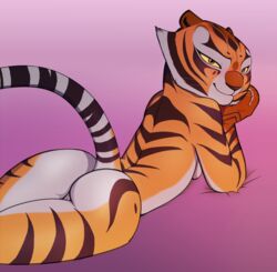 master tigress from kung fu panda by sabrotiger
