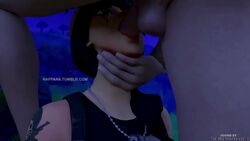 1boy 1boy1girl 1girls 3d animated clothed_female_nude_male deepthroat fellatio female fortnite furry gagging headhunter_(fortnite) loop nappana outside shorter_than_10_seconds shorter_than_30_seconds sound tagme video watermark