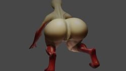 1girls alien bent_over cute_eyes daaaaaaaaaaaaaaaaaamn female_focus female_only holy_shit large_breasts made_by_four_racoons massive_ass no_sound on_all_fours original_character original_character? skull_crushing_thighs smash smigaman smigaman spinning tagme thick_thighs video