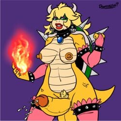 1futa 2018 anthro armwear balls blonde_hair blue_eyes breasts busty casual chain_chomps_earrings collar dickgirl doomington erection exposed_torso eyeshadow fireball furry fusion futa futa_only futanari hair horn horns hypothetical_fusion intersex koopa legwear lipstick long_hair makeup mario_(series) monster_girl neckwear nintendo nipples penis princess_koopa princess_peach pubes scalie sharp_teeth simple_background solo solo_futa spiked_armlet spiked_bracelet spiked_collar spiked_shell spikes tail video_games voluptuous