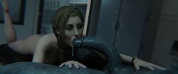 3d 3d_(artwork) annette_birkin big_penis monster monster_cock mr_x penis penis_awe resident_evil resident_evil_2 resident_evil_2_remake stephanie23 tyrant