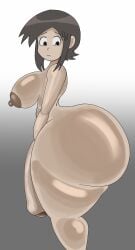 1futa antnonymouse ass azumanga_daiou big_ass big_ass_(futa) big_breasts big_penis bottom_heavy breasts bubble_butt dark-skinned_futanari dark_skin flaccid foreskin fully_naked futa_only futanari gigantic_ass gradient_background gray_background huge_ass huge_cock human looking_at_ass nude nyamo_minamo_kurosawa penis retracted_foreskin smooth_penis solo source_request standing thick_thighs white_background wide_hips