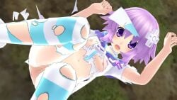 1girls 2015 compile_heart flat_chest game_cg game_mod gameplay_mechanics idea_factory mod neptune_(neptunia) neptunia_(series) neptunia_u tamsoft torn_clothes