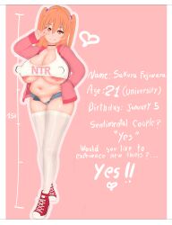 sakura fujiwara (vyrus smith) from original by vyrus smith