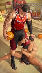 2boys abuse abused bara barazoku basketball basketball_shorts basketball_uniform cum cum_on_floor cumshot cyjmytf darius_(league_of_legends) dominant_male dunkmaster_darius ejaculating_cum ejaculation fully_clothed fully_nude garen_crownguard gay gay_domination gym_clothes gym_shorts gym_uniform hair_pull hair_pulling league_of_legends league_of_legends:_wild_rift locker_room male male/male male_only masochism masochist masochistic_male muscles muscular muscular_male riot_games sadism sadistic shoes sneakers socks socks_and_shoes stepped_on stepping_on_penis submissive_male toned toned_male yaoi