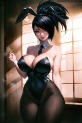 1girls ai_generated akali ass big_ass big_breasts big_butt big_thighs breasts breasts_bigger_than_head bunny_ears bunnysuit child_bearing_hips curvy curvy_body curvy_female female female_focus female_only hair hourglass_figure huge_breasts huge_thighs human large_breasts league_of_legends light-skinned_female light_skin lips ninfrock pale_skin pale_skinned_female pantyhose pear_shaped riot_games skinny_waist slim_waist solo solo_female solo_focus thick_legs thick_thighs uncensored voluptuous voluptuous_female wide_hips