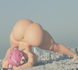 1girls 3d animated animation ass_up barefoot bear_girl big_ass big_breasts city completely_nude completely_nude_female ctgiantess cuddle_team_leader epic_games female female_only fortnite fortnite:_battle_royale full_body giantess huge_ass huge_breasts hyper_ass jack-o_pose jackopose looking looking_at_viewer macro macro_female moving_hips naked naked_female nude nude_female solo solo_female swinging_hips tagme thick_ass thick_thighs twerk twerk_pose twerker twerking twerking_position video