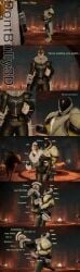 3d 3d_(artwork) armor armored_female armored_male armored_sex blender blender_(artwork) blender_(software) breasts cloak clothed clothed_female clothed_male clothed_sex comic comic_panel comic_strip cum cum_in_pussy cum_in_womb cum_inside destiny_(game) destiny_2 dialogue doggy doggy_style doggy_style doggy_style doggy_style_position doggystyle_position dont_bully_(artist) faceless_character faceless_female faceless_male fire from_behind from_behind_position funny guardian_(destiny) hands_on_ass hands_on_hips hands_on_partner hands_on_shoulders hands_on_thighs happy_sex helmet helmet_covering_face hunter_(destiny) inside lady_efrideet large_ass large_butt large_thighs legs_around_partner legs_around_waist meme_reference moaning moaning_girl moaning_in_pleasure plap plap_(sound) plapping slim_waist stand_and_carry_position standing standing_doggy_style standing_doggystyle standing_position standing_sex text text_dialogue thick thick_ass thick_thighs thin_waist titan_(destiny) womb womb_kiss x-ray