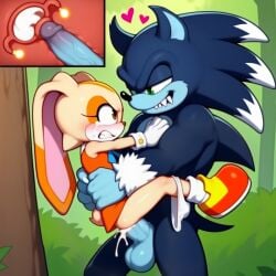 age_difference ai_generated angry anthro anthro_on_anthro artaeum balls blush bottomless clenched_teeth cream_the_rabbit crying_with_eyes_open cub cum_in_pussy cum_in_uterus cum_inside cum_splatter forced forest furry_only glowing_ovaries hearts_around_head hedgehog_humanoid holding_partner implied_impregnation implied_penetration impossible_fit impregnation interspecies large_penis larger_male muscular muscular_male orange_dress outdoors ovaries panties_around_leg petite_female pushing_away rabbit_ears rabbit_girl rape sega sex shoes size_difference sonic_(series) sonic_the_hedgehog sonic_the_hedgehog_(series) sonic_the_werehog sonic_unleashed standing straight struggling testicles vaginal vaginal_penetration x-ray young younger_female