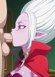 1girls ai_generated arinsu arm_sleeves balls big_ball big_breasts big_tits blowjob breasts bubbleteexl cape collar cute cute_eyes cute_face cute_female dr._arinsu dragon_ball dragon_ball_daima dragon_ball_super dragon_ball_z erect_penis erection eyeliner female female_blowjob fuchsia_arm_sleeves glind huge_breasts huge_tits lipstick makeup no_bra penis pink_body pink_skin pink_skinned_female purple_body purple_clothes purple_clothing purple_eyes purple_lipstick purple_skin purple_skinned_female red_cape red_eyeliner saliva sucking sucking_penis tits tongue white_hair white_hair_female