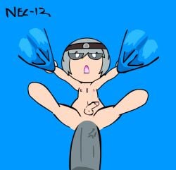 1boy 96_years_old animated chibi edit minus8 miseraquila_(copyright) naked nec-12 old_kode senile watermark
