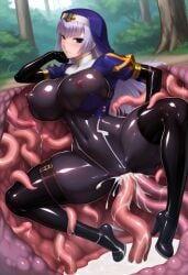 ai_generated anal_sex bodysuit breast_squeeze civitai cum_in_ass cum_in_pussy female fucked_through_clothes irina monster_rape nun oral oral_sex restrained rindou_aya_style tentacle tentacle_pit tentacle_rape tentacle_sex vaginal_penetration vaginal_sex