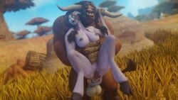 1boy 1boy1girl 1girls 3d 3d_model 3d_render balls ballsack big_breasts big_penis blue_eyes blue_nipples blue_skin brown_fur brown_hair carrying carrying_partner cock cow_horns dark_blue_nipples draenei draenei_female equine_penis female flared_penis hetero_sex hooves horns huge_balls huge_testicles izui moaning morilymory nipples penis_in_pussy ponytail pussy screaming straight straight straight_sex tail tail_wrapped_around_penis tauren tauren_male tendrils testicles vagina vaginal_penetration vaginal_penetration vaginal_penetration vaginal_sex warcraft world_of_warcraft