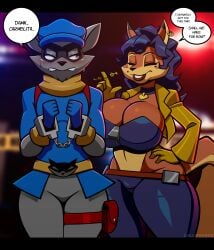 anthro carmelita_fox lollipopcon sly_cooper sly_cooper_(series) sony_corporation sony_interactive_entertainment sucker_punch_productions