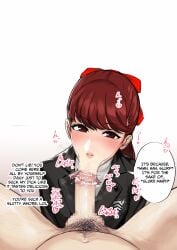 :>= akizora blowjob blowjob_face censored cleaning_fellatio english english_text fellatio female hair hairy japanese_text kasumi_yoshizawa kneeling kneeling_oral_position male moral_degeneration older_male oral oral_sex penis persona persona_5 ponytail pubic_hair red_eyes red_hair school_uniform schoolgirl smegma smegma_in_foreskin smegma_in_mouth smoking smoking_cigarette stray_pubic_hair sumire_yoshizawa text translated vacuum-like_fellatio vacuum_blowjob vacuum_fellatio vacuum_suck
