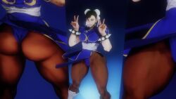 3d animated ass_focus breasts chun-li hips libvam music street_fighter street_fighter_6 tagme thick_thighs twerking video virt-a-mate virtamate wide_hips
