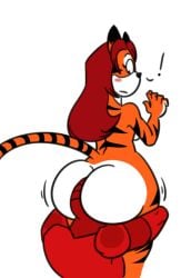 1boy 1boy1girl 2d anthro anthro_female ass ass ass_jiggle blush booty butt_jiggle catgirl completely_naked completely_naked_female completely_nude completely_nude_female cunnilingus eating_ass feline female female furry furry_female head_in_ass male male/female milf naked naked_female nude nude_female odile_nightingale red_hair shepherdscrystal smelling_ass the-stooge tiger white_background