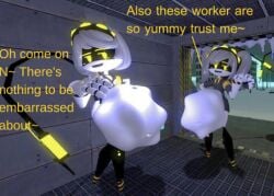 digesting glitch_productions j_(murder_drones) murder_drones v_(murder_drones) vore wtf