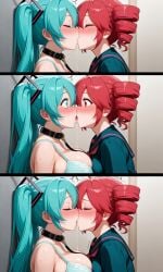 ai_generated female hatsune_miku ia kasane kasane_teto lesbian lesbians tagme utau vocaloid