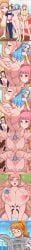 4girls afrobull anal bikini blowjob cum cum_inside fingering nami_(one_piece) nefertari_vivi one_piece rebecca_(one_piece) shirahoshi squirting tagme