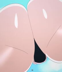 animated anus ass asstronsfw black_panties bouncing_ass elf expressionless female frieren from_below green_eyes highres huge_ass jiggle long_hair panties pointy_ears pov shiny_skin sitting sitting_on_face sitting_on_person sky solo sousou_no_frieren tagme thick_eyebrows thick_thighs thighs twintails underwear video white_hair