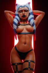 1girls 2025 3d 3d_(artwork) abs ahsoka_tano airress3d_(3d-modeller) alien alien_girl alien_humanoid alternate_version_available areolae arms_up athletic athletic_female black_panties blender blue_eyes boob_window bra breasts breasts_out captainhiro2 cleavage clone_wars dark_areola dark_areolae dark_nipples face_markings facial_markings hi_res highres lekku lekku_(anatomy) medium_breasts nipple_piercing nipples orange_body orange_skin panties pierced_nipples piercings presenting presenting_breasts seductive seductive_eyes seductive_look seductive_pose showing_off star_wars the_clone_wars:_season_seven togruta underwear watermark white_bra white_panties