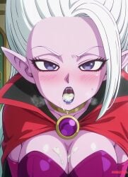 1girls after_blowjob ai_generated arinsu arm_sleeves big_breasts big_tits breasts bubbleteexl cape collar cum cum_in_mouth cum_on_breasts cum_on_face cum_on_tongue cute cute_eyes cute_face cute_female cutest dr._arinsu dragon_ball dragon_ball_daima dragon_ball_super dragon_ball_z erect_penis erection excited_female eyeliner female female_only female_solo fuchsia_arm_sleeves glind huge_breasts huge_tits lipstick makeup no_bra penis pink_body pink_skin pink_skinned_female purple_body purple_clothes purple_clothing purple_eyes purple_lipstick purple_skin purple_skinned_female red_cape red_eyeliner saliva shiny_eyes sweatdrop sweating_female sweaty sweaty_face sweaty_female tired_expression tits tongue white_hair white_hair_female