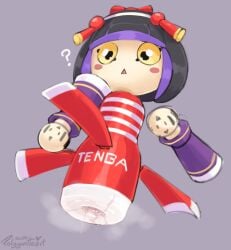 kokeshi from digimon by polygonheart