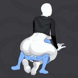 1boy 1girls amazon_position animated big_ass continue_after_cum cum cum_in_pussy cum_inside dominant_female eyeless_female faceless_female female female_on_top femdom gif jiggling_ass laying_down main_character_(spooky_milk_life) male_penetrating_female mango_cage mangomango post-orgasm post-orgasm_riding post-orgasm_sex post-orgasm_torture post_orgasm_torture reverse_rape semi_clothed slenderwoman spooky_milk_life unbuttoned_shirt white_skin