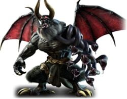 3d claws demon male male_only mmoboys mmoboys_(artist) muscles ogre ogre_(tekken) penis snake snake_arms solo talons tekken tekken_tag_tournament_2 true_ogre wings