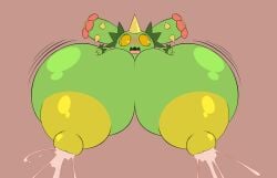 14:9 2019 areola big_areola big_breasts big_nipples bodily_fluids breasts cactus cactus_creature digital_media_(artwork) elemental_creature erect_nipples female flora_fauna generation_5_pokemon huge_areola huge_breasts huge_nipples hyper hyper_areola hyper_breasts hyper_nipples k-10 lactating maractus nintendo nipples not_furry plant pokemon pokemon_(species) puffy_areola puffy_nipples simple_background solo yellow_areola yellow_nipples