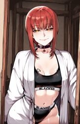 1female 1girls ai ai_assisted ai_generated blacked blacked_clothing blackedcommiss1 chainsaw_man curvy curvy_body curvy_female curvy_figure female female female_focus female_only looking_at_viewer makima_(chainsaw_man) red_hair solo solo_female solo_focus