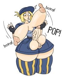 1futa big_breasts blonde_hair bouncing_balls bouncing_breasts breasts_bigger_than_head breasts_out cop exposed_breasts exposed_penis floppy_breasts futa_only futanari huge_breasts lucia_morgan milkbuni partially_clothed police police_hat police_uniform policewoman shocked street_fighter street_fighter_v surprised thick_thighs tied_hair veiny_penis wardrobe_malfunction white_woman