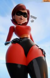 bodysuit breasts elastigirl elastigirl_(fortnite) fully_clothed helen_parr helen_parr_(fortnite) heroine mature mature_female milf mother smitty34 superheroine the_incredibles thick_thighs thigh_highs thighhighs thighs voluptuous wide_hips