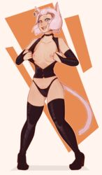 miqo'te from final fantasy by dabble
