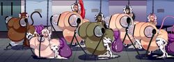 1futa 4girls absurdres ahe_gao areolae ass balls ber00 blush bondage breasts cat_girl catgirl cum cum_inside cum_while_penetrated cumflation cumshot dark-skinned_futa dark_skin dickgirl disembodied_penis erection female futa_milking futanari highres huge_ass huge_breasts hyper_balls hyper_breasts hyper_inflation hyper_penis hyper_testicles immobile inflation intersex lactation milk milking milking_machine nipples open_mouth orc penetration penis penis_milking penis_milking_machine ready_to_pop restrained sex shortstack testicles thick_thighs thighhighs tongue tongue_out