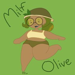 cookie_run female female_only glasses milf mommy nsfwmyka olive_cookie