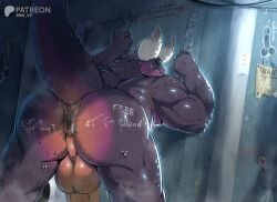 anus ass back back_view backsack balls bara bara_ass barazoku big_ass big_ass_(male) big_balls big_butt bna_v5 body_writing bubble_ass bubble_butt buff curvy curvy_thighs dragon fat_ass fat_butt furry gape huge_ass huge_balls huge_butt large_ass large_butt looking_at_viewer looking_back male male_focus massive_ass massive_butt monster monster_hunter muscular muscular_arms muscular_male nergigante penis plump_ass plump_butt presenting presenting_hindquarters round_ass round_butt thick thick_ass thick_butt thick_thighs wall wall_writing widescreen