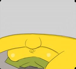 20th_century_studios accurate_art_style animated female from_front_position marge_simpson mating_press missionary the_simpsons trzaraki vylfgor yellow_body yellow_skin