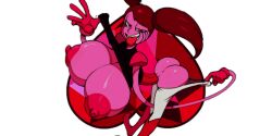 big_ass daredemon7000 gem_(species) huge_breasts pink_skin spinel_(steven_universe) steven_universe stretchy_arms tagme