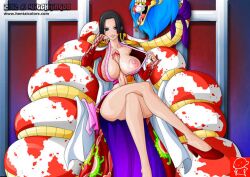 big_breasts boa_hancock female futanari high_heels one_piece witchking00