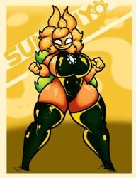 anthro anthrofied breasts dj_arts female flora_fauna gsup41269 massive_breasts plant plant_girl plant_humanoid plants_vs_zombies sunflower_(pvz) sunflower_queen_(pvz)