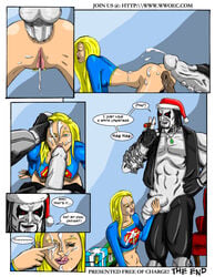 anal christmas comic dc dc_comics female happy_holidays karmagik lobo_(dc) male supergirl superman_(series) wwoec