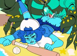 b0nf1r3thelier cartoon_network gem_(species) lapis_lazuli_(bob) lapis_lazuli_(steven_universe) size_difference steven_universe zoophilia